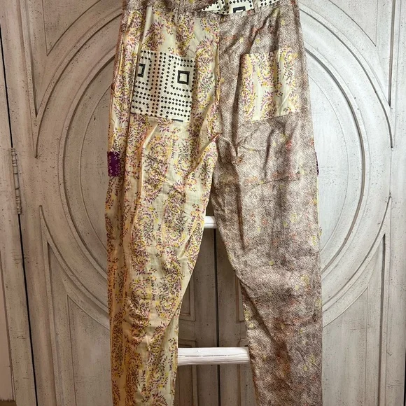 Zara Multicolored Patchwork Women’s Pants - Picture 5 of 7